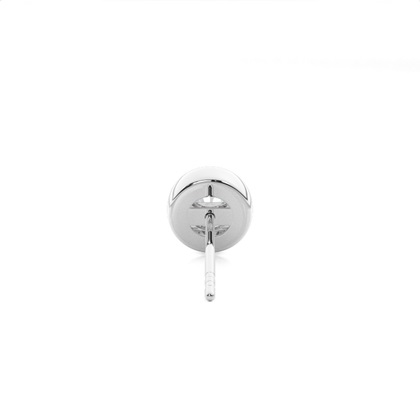 Illusionsplatte Prong-Einstellung Diamant-Mens Einzelner Ohrring