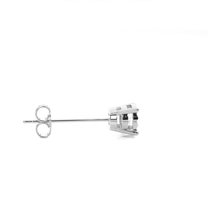 Illusionsplatte Prong-Einstellung Diamant-Mens Einzelner Ohrring