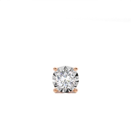 Rose Gold Mens Diamond Studs Diamond Earrings