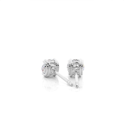Prong Setting Moissanite Stud Earrings