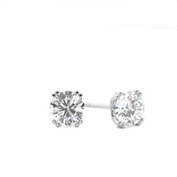 Prong Setting Diamond Stud Earrings
