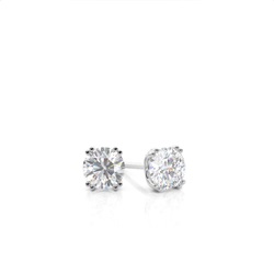 Prong Setting Moissanite Stud Earrings