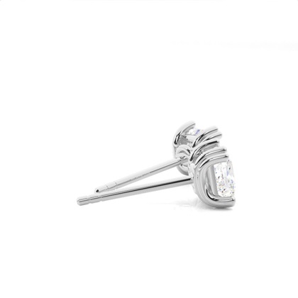 Prong-Einstellung Diamant-Ohrstecker