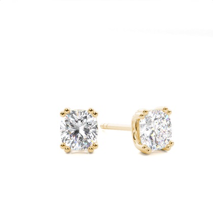 Cushion Cut Diamond Earrings