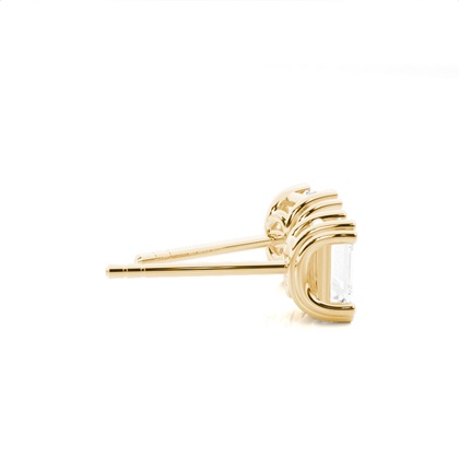 Prong-Einstellung Diamant-Ohrstecker