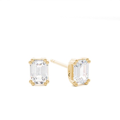 Emerald Diamond Earrings