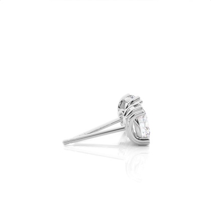 Oval Moissanite Earrings