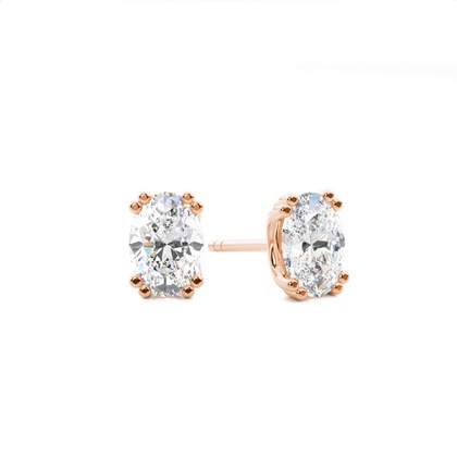 Prong Setting Diamond Stud Earrings
