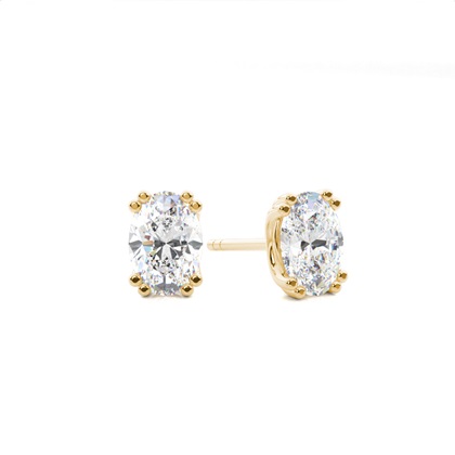 Prong Setting Diamond Stud Earrings