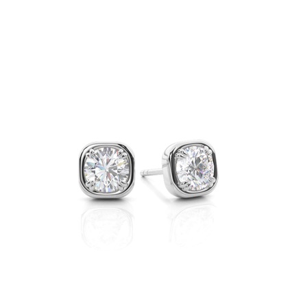 Prong Setting Moissanite Stud Earrings