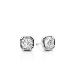 Prong Setting Moissanite Stud Earrings