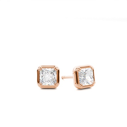 Prong Setting Diamond Stud Earrings