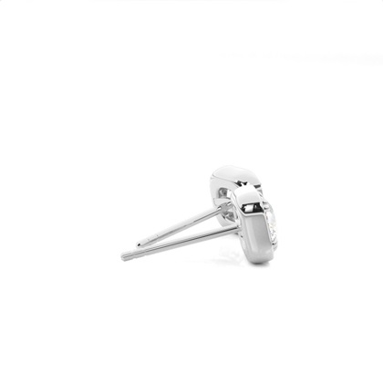 Kissen Weißgold Ohrstecker Ohrringe