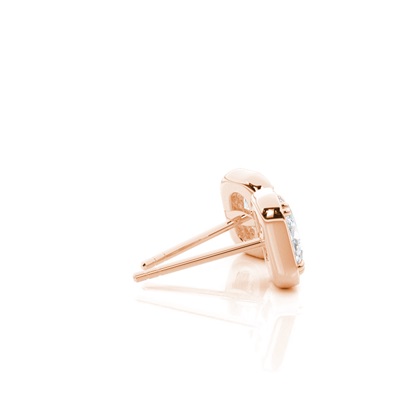 Oval Moissanite Diamond Earrings 