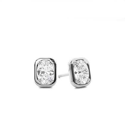 Prong Setting Diamond Stud Earrings
