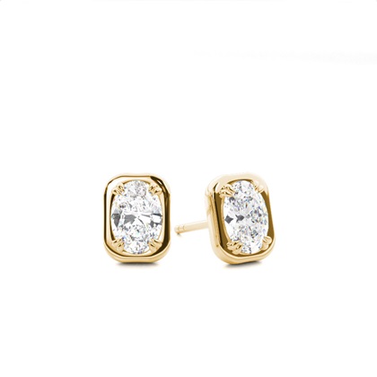 Prong Setting Diamond Stud Earrings