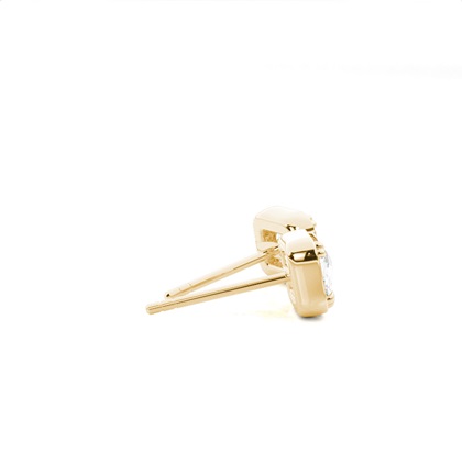 Prong-Einstellung Diamant-Ohrstecker