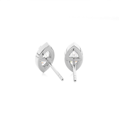 Prong-Einstellung Diamant-Ohrstecker