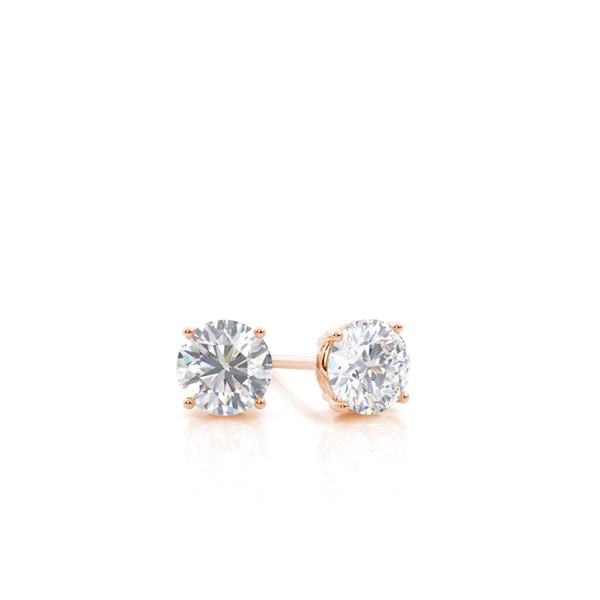 Prong Setting Moissanite Stud Earrings
