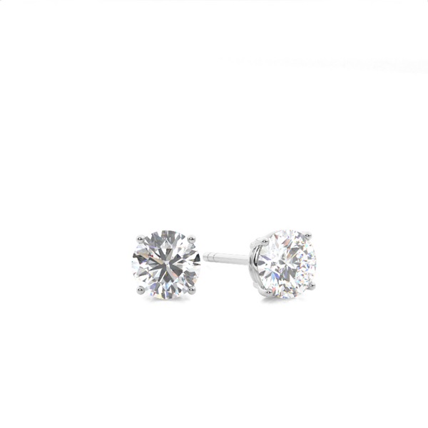 Prong Setting Diamond Stud Earrings