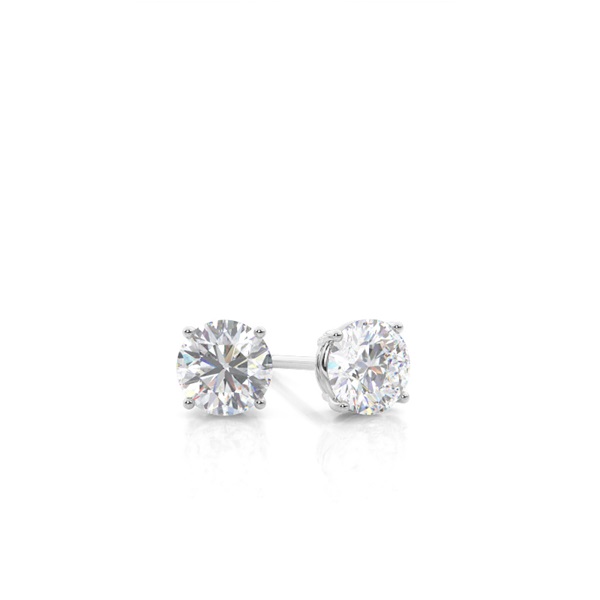Prong Setting Moissanite Stud Earrings