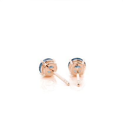 Rotgold Ohrringe Mit Diamanten