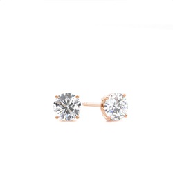 Prong Setting Diamond Stud Earrings