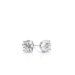 Prong Setting Moissanite Stud Earrings