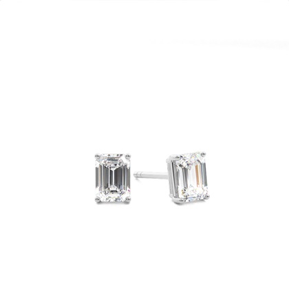 Emerald Diamond Earrings