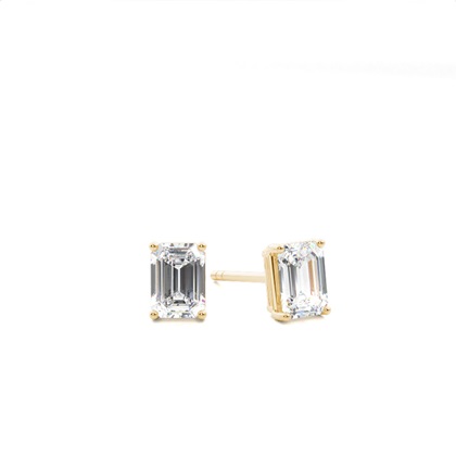 Emerald Diamond Earrings