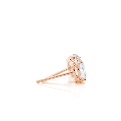 Oval Moissanite Diamond Earrings 