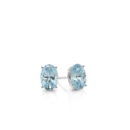 Silver Diamond Earrings