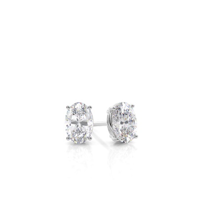 Prong Setting Moissanite Stud Earrings