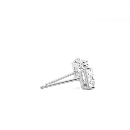 Prong-Einstellung Diamant-Ohrstecker