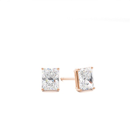 Rose Gold Diamond Earrings