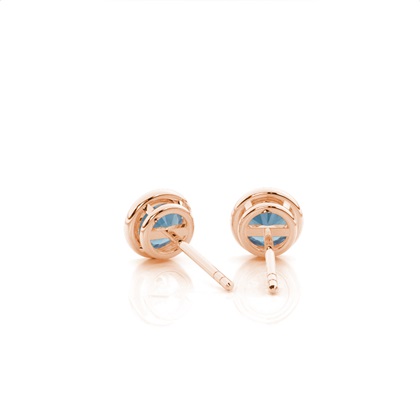 Rotgold Diamant Ohrringe