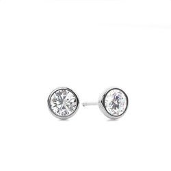 Lünetteeinstellung Diamant-Ohrstecker