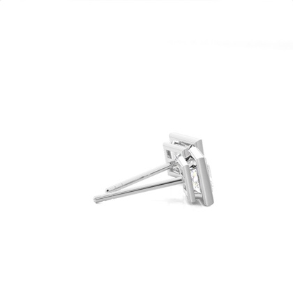 Lünetteeinstellung Diamant-Ohrstecker