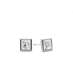 Lünetteeinstellung Diamant-Ohrstecker