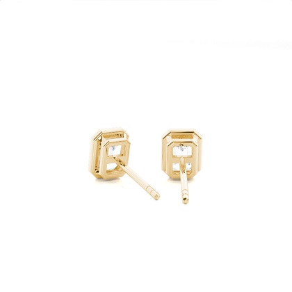 Lünetteeinstellung Diamant-Ohrstecker