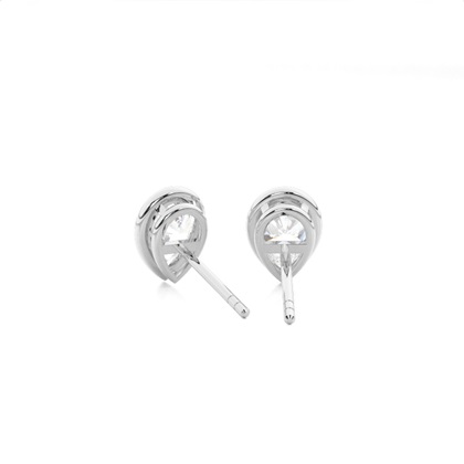 Lünetteeinstellung Diamant-Ohrstecker