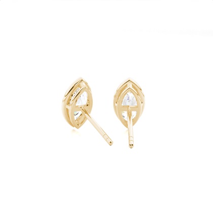 Lünetteeinstellung Diamant-Ohrstecker