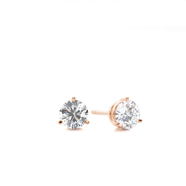 Prong Setting Diamond Stud Earrings