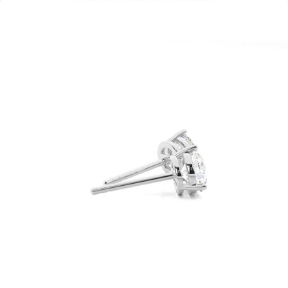 Prong-Einstellung Diamant-Ohrstecker