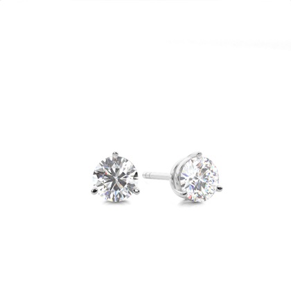 Prong Setting Diamond Stud Earrings