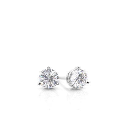 Prong Setting Moissanite Stud Earrings
