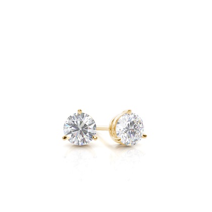 Prong Setting Moissanite Stud Earrings