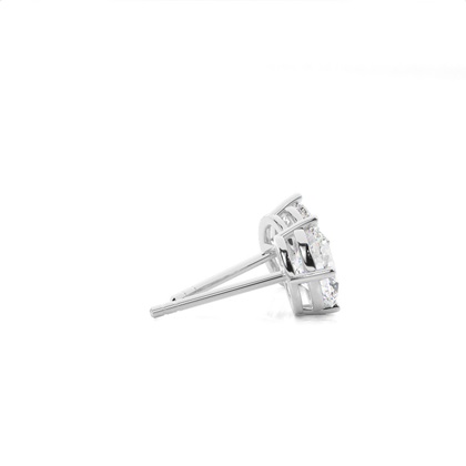 Prong-Einstellung Diamant-Ohrstecker