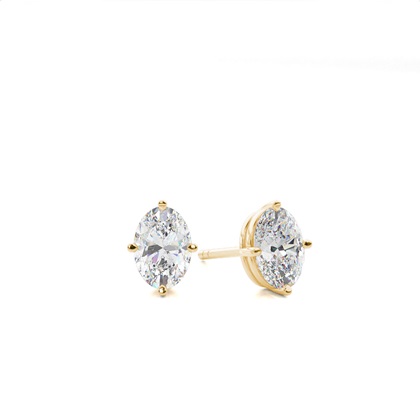 Prong Setting Diamond Stud Earrings