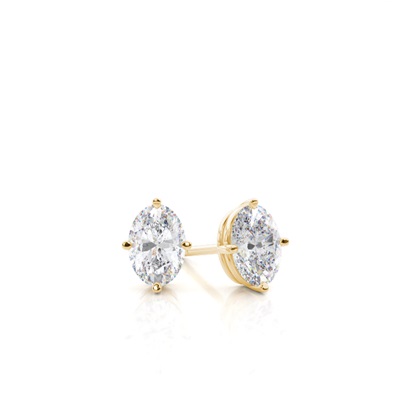 Prong Setting Moissanite Stud Earrings